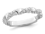 3/10 Carat (ctw SI1-SI2, G-H-I) Lab-Grown Diamond Wedding Ring Band in 14K White Gold